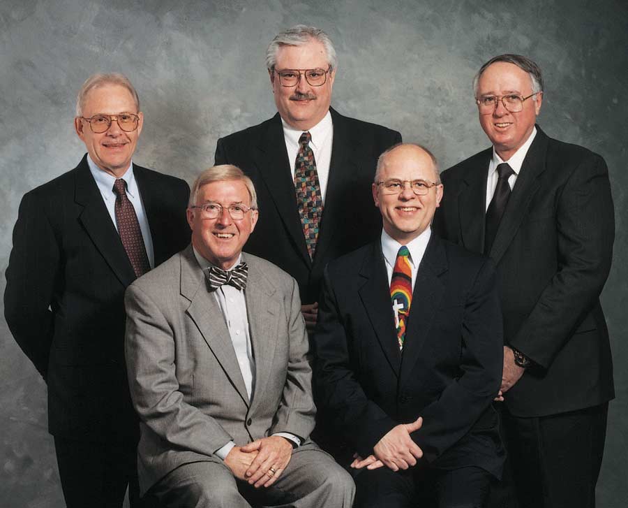 Photo of several founders in the 1970s