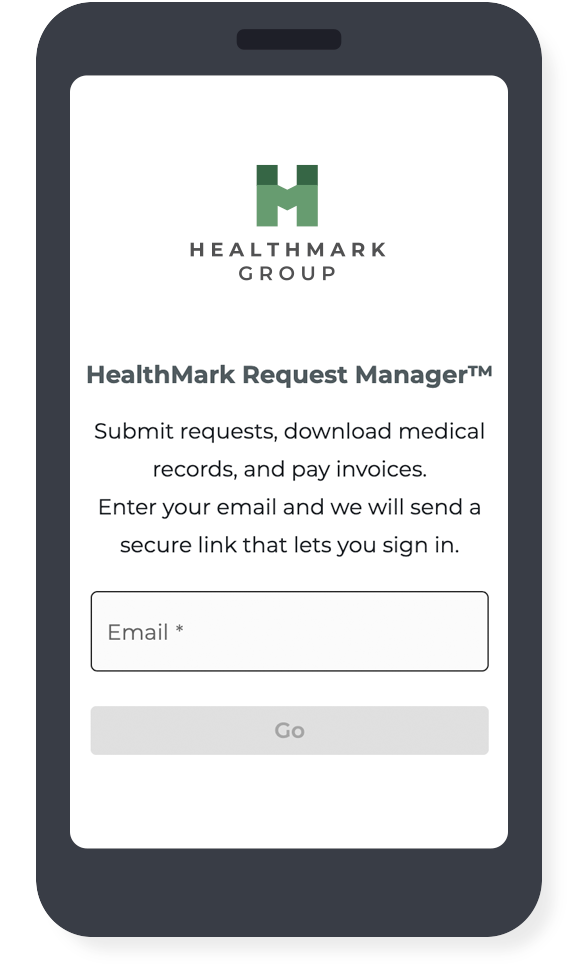 HealthMark request portal