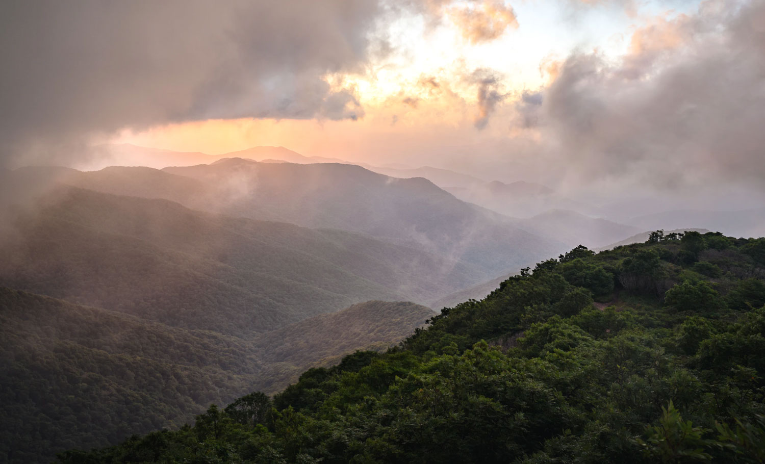 Appalachian mountain view