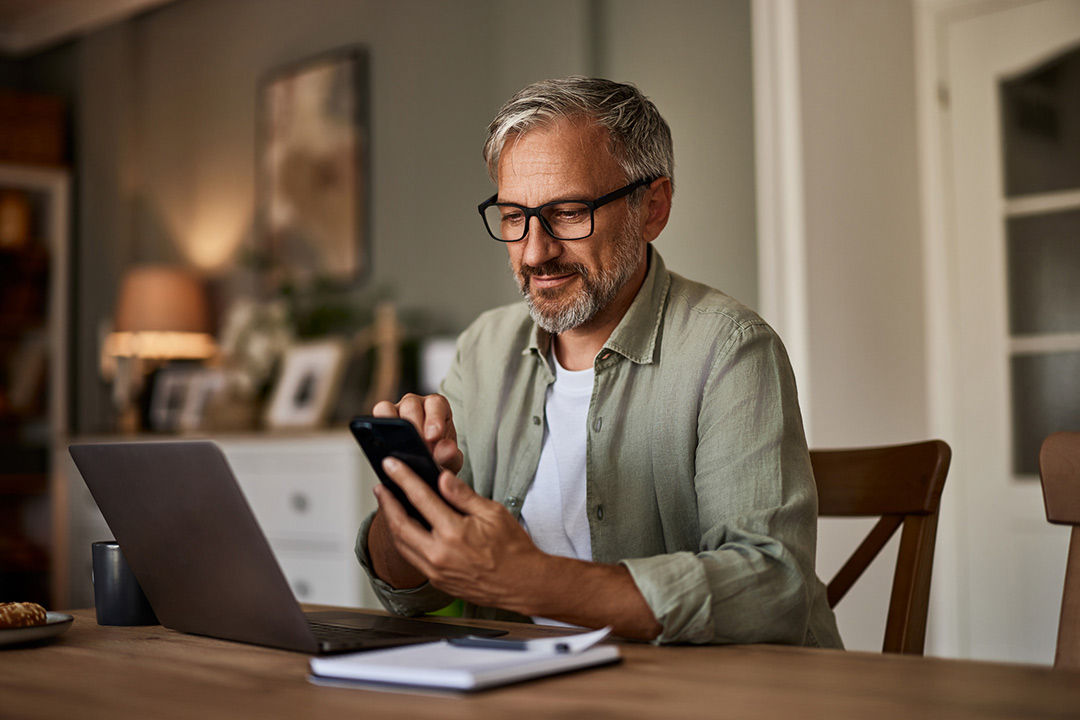 Person on laptop