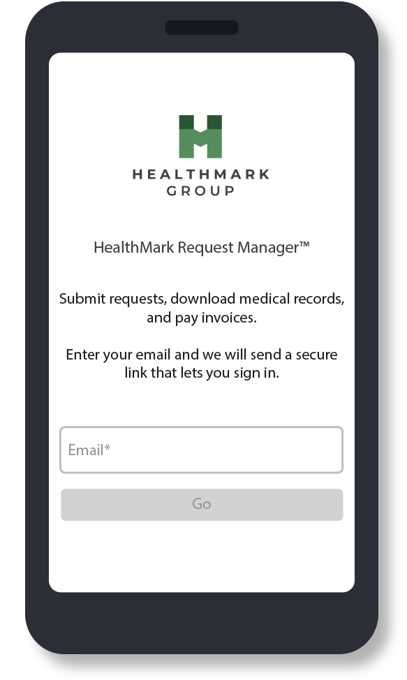 healthmark form screenshot